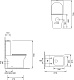 Унитаз-компакт напольный SantiLine SL-5023