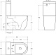 Унитаз-компакт напольный BelBagno Sfera-r BB2141CPR/SC