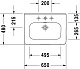 Мебельная раковина Duravit DuraStyle 65
