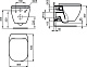 Унитаз подвесной Ideal Standard Tesi T355101