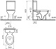 Унитаз-компакт напольный Norm Nord 9845B099-7201