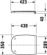 Унитаз подвесной Duravit D-code 45700900A1