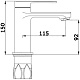 Смеситель Oulin Bath OL-T9503, черный, медь