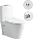 Унитаз-моноблок напольный SantiLine SL-5012SM-BD